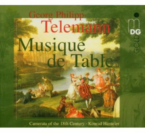 the album cover for Georg Philipp Telemann - Musique De Table 1-4