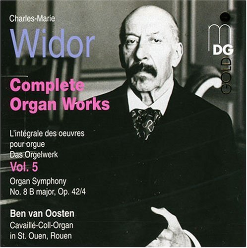 the album cover for C.M. WIDOR - Organ Works 5