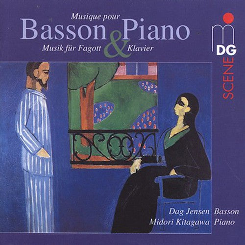 the album cover for Jensen/Kitagawa - Music for Bassoon & Piano