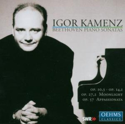 the album cover for L.V. Beethoven - Piano Sonatas: 7 14 9 & 23