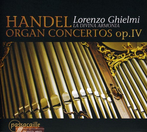 the album cover for Lorenzo Ghielmi - Organ Concertos