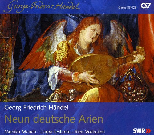 the album cover for G.F Handel - Nine German Arias