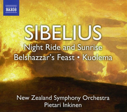 the album cover for New Zealand Symphony Orchestra - Night Ride & Sunrise / Belshazaar's Feast / Kuolem