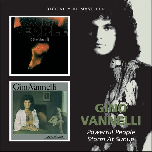 the album cover for Gino Vannelli - Powerful People/Storm At Sunup [Import]
