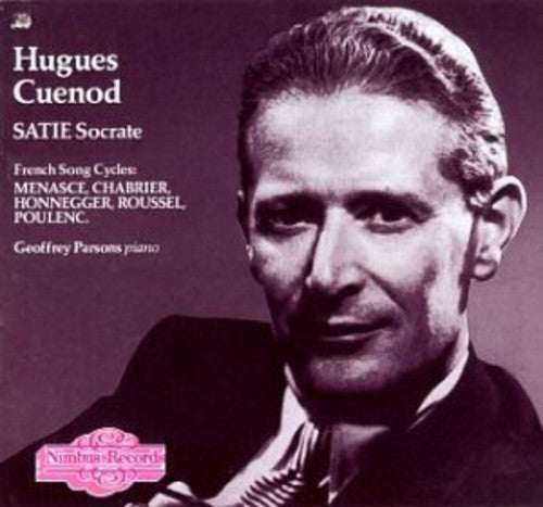 the album cover for Geoffrey Parsons - Cuenod Sings French Songs