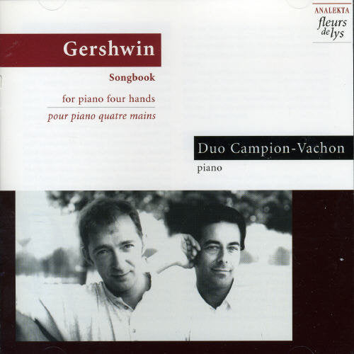 the album cover for G. Gershwin - Songbook Pour Piano a 4 Mains