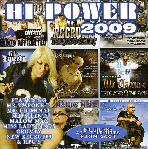 the album cover for Hi Power 2009 / Various - Hi Power 2009