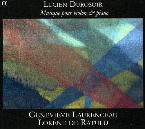 the album cover for Genevieve Laurenceau - Musique Pour Violon Et Piano