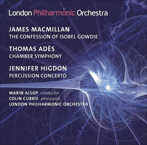 the album cover for Marin Alsop - Confession of Isobel Gowdie / Chamber Symphony