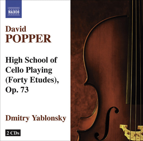 the album cover for Dmitry Yablonsky - High School of Cello Playing (40 Etudes) Op. 73