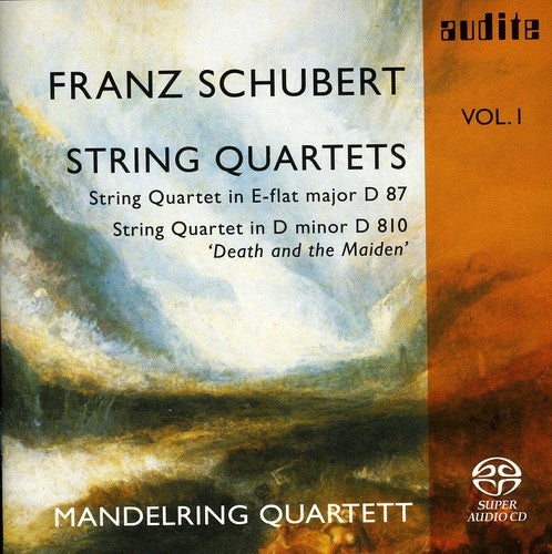 the album cover for Schubert / Mandelring Quartet - String Quartets