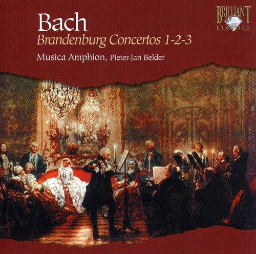 the album cover for J.S. Bach - Brandenburg Concertos 1-2-3
