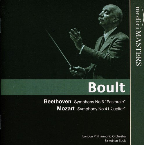 the album cover for Beethoven L.V./Mozart W.A. - Beethoven L.V./Mozart W.A. : Symphony No. 6; Symphony No. 4