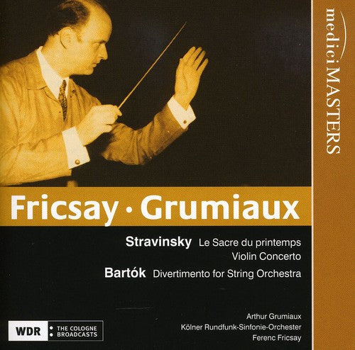 the album cover for Stravinsky/Bartok - Stravinsky/Bartok : Le Sacre Du Printemps & Violin