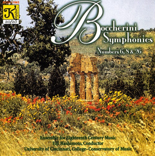 the album cover for Eiji Hashimoto - Boccherini, L. : Boccherini Symphonies