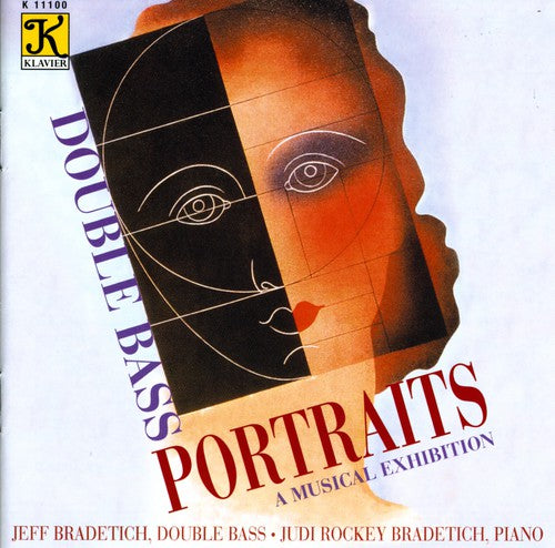 the album cover for Jeff Bradetich - Bradetich, Jeff & Judi : Double Bass Portraits-A Musical Exhibition