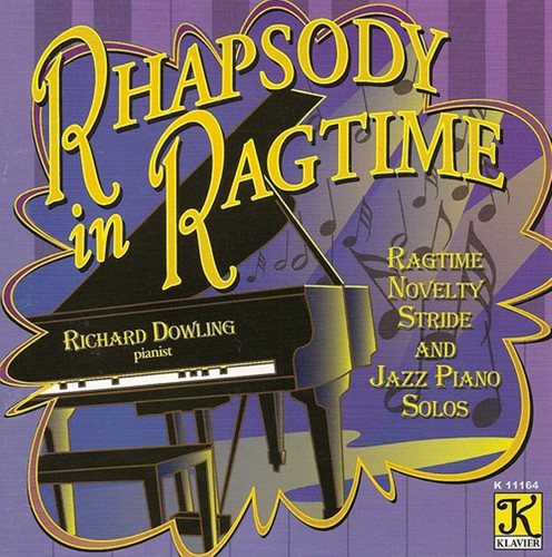 the album cover for Richard Dowling - Rhapsody In Ragtime