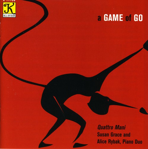the album cover for Quattro Mani - Corigliano/Copland/Rzweski : Game of Go