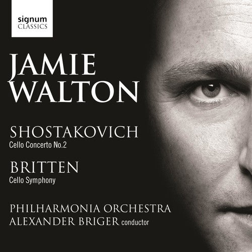 the album cover for The Philharmonia Orchestra - Concerto for Cello & Orchestra / Symphony for