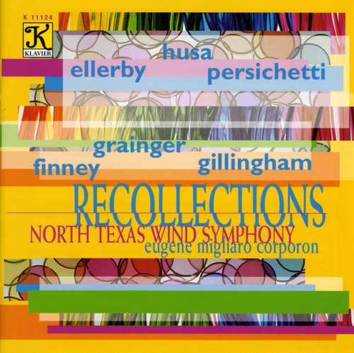the album cover for North Texas Wind Symphony - Recollections