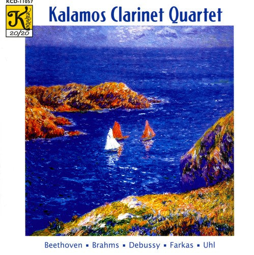 the album cover for Kalamos Clarinet / Beethoven / Monroe / Farkas - Clarinet Quartets