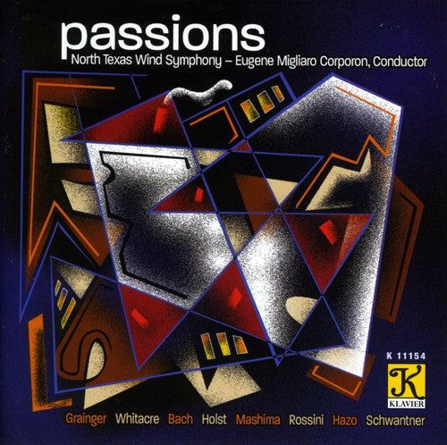 the album cover for North Texas Wind Symphony - Passions