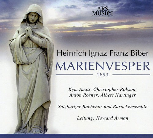 the album cover for Howard Arman - Marienvesper