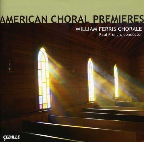 the album cover for Paul French - American Choral Premieres