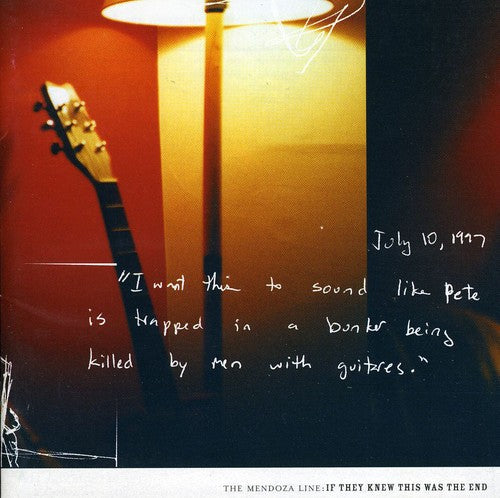 the album cover for Mendoza Line - If They Knew This Was The End [Import]