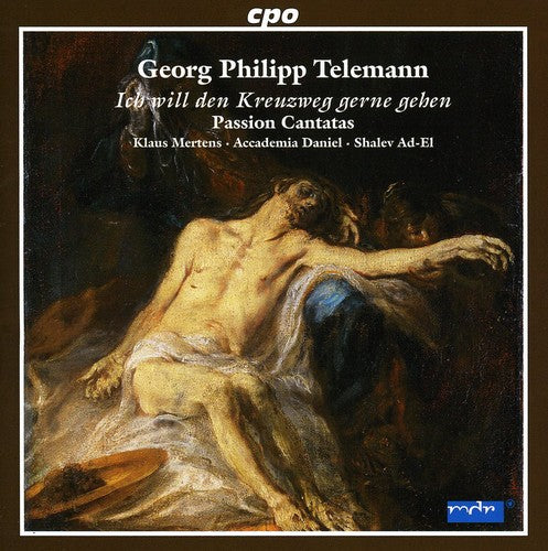 the album cover for Klaus Mertens - Passion Cantatas