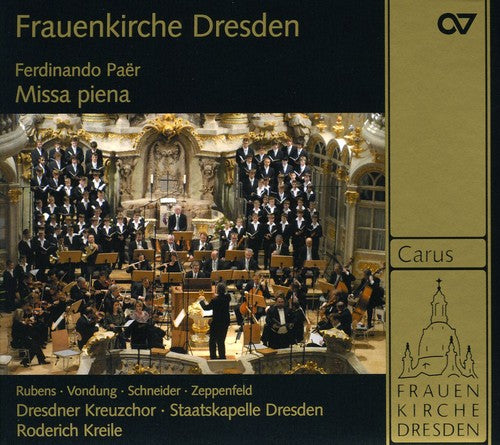 the album cover for Ferdinanco Paer - Missa Piena