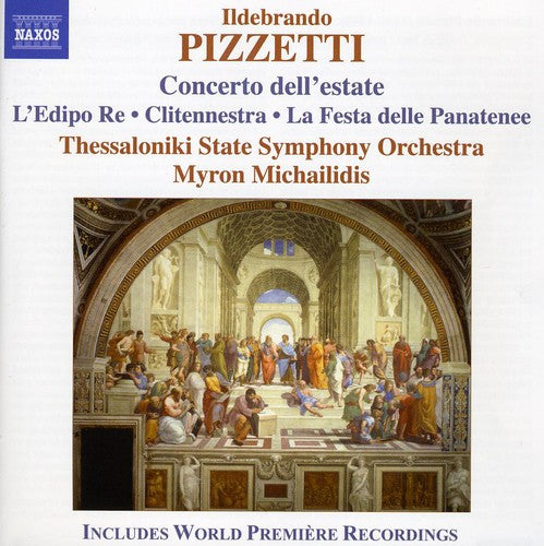 the album cover for Myron Michailidis - Concerto Dell'estate / L'edipo Re Di Sofocle