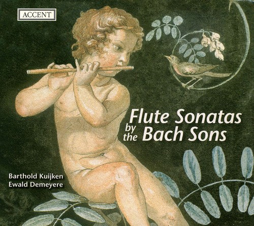the album cover for BARTHOLD KUIJKEN - Flute Sonatas By the Bach Sons