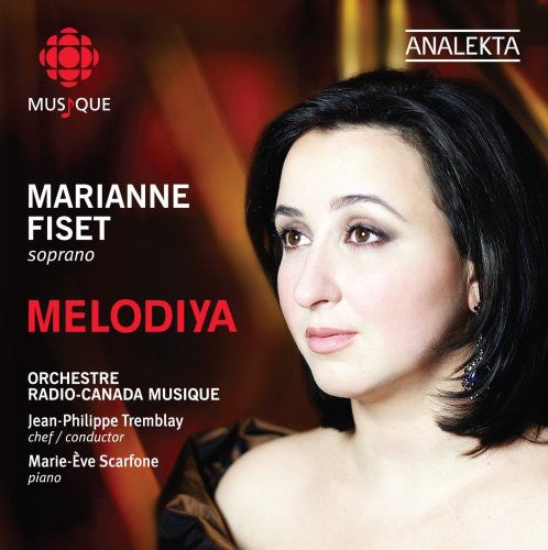 the album cover for Marianne Fiset - Melodiya