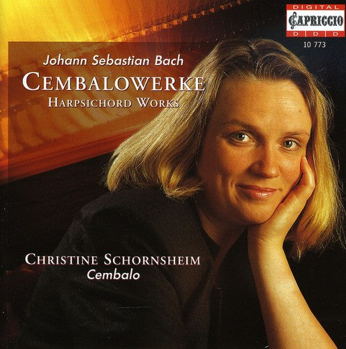 the album cover for CHRISTINE SCHORNSHEIM - Cembalowerke: Harpsichord Works