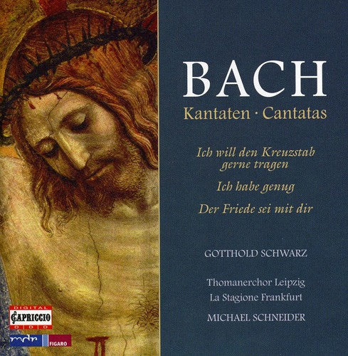 the album cover for Michael Schneider - Cantatas: BWV 56 82 158