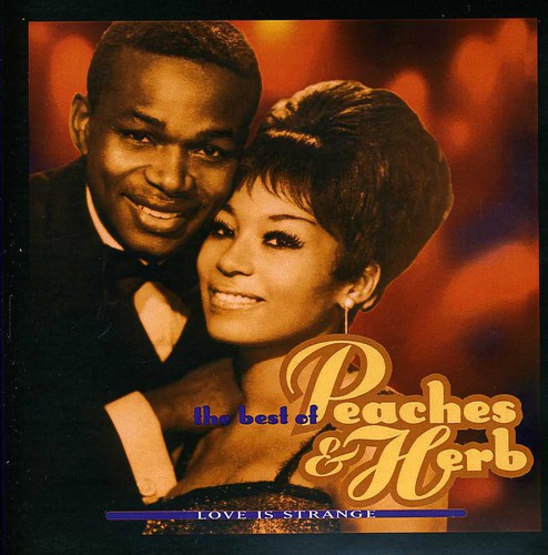 the album cover for Peaches & Herb - Love Is Strange: Best of