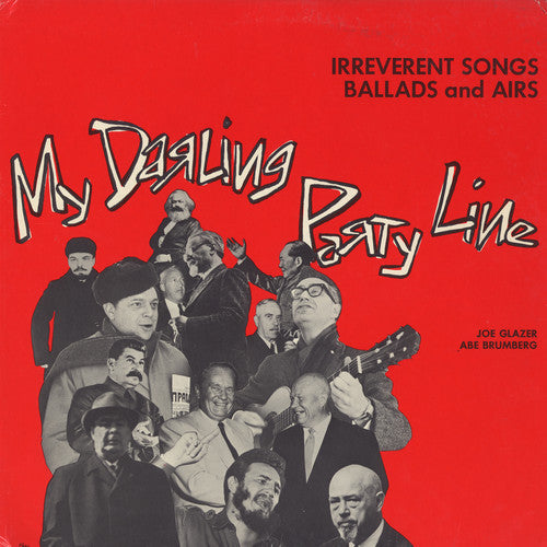 the album cover for Joe Glazer - My Darling Party Line