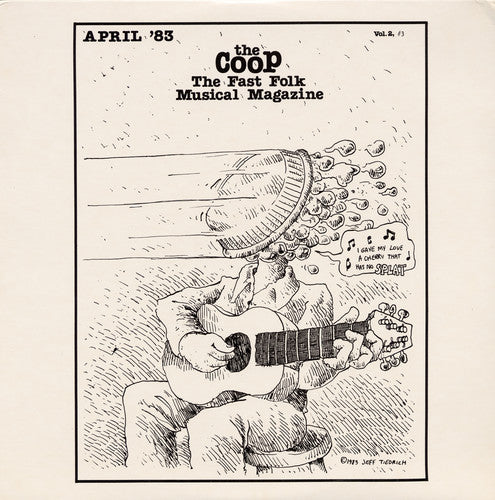 the album cover for Fast Folk Musical Magazine - Fast Folk Musical Magazine (3) Humor in 2 / Various