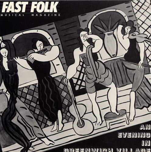 the album cover for Fast Folk Musical Magazine - Fast Folk Musical Magazine (4) An Eveni 4 / Various