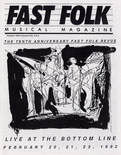 the album cover for Fast Folk Musical Magazine - Fast Folk Musical Magazine (No.3) Tenth Ann 6 / Various
