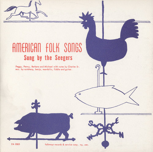 the album cover for The Seeger Family - American Folk Songs Sung By the Seegers