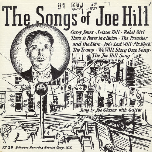 the album cover for Joe Glazer - Songs of Joe Hill