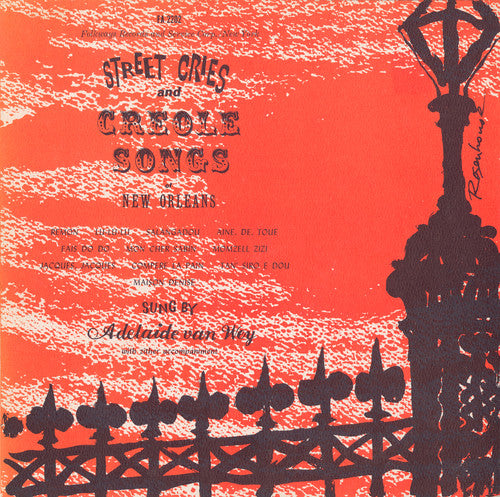 the album cover for Vay Adelaide Wey - Street Cries and Creole Songs of New Orleans