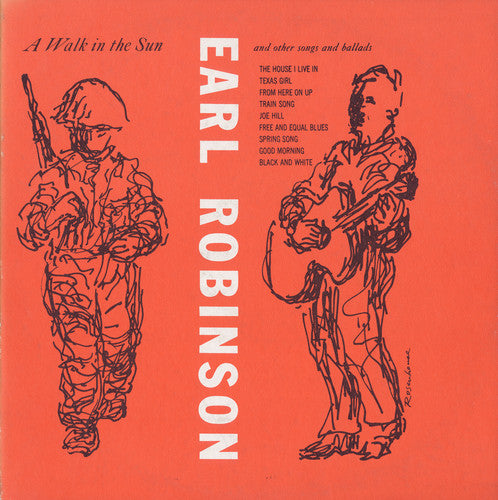 the album cover for Earl Robinson - A Walk in the Sun and Other Songs and Ballads