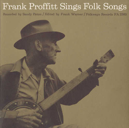 the album cover for Frank Proffitt - Frank Proffitt Sings Folk Songs