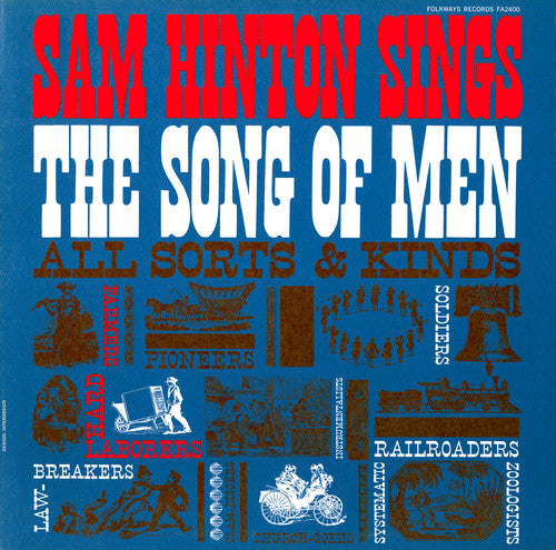 the album cover for Sam Hinton - Sam Hinton Sings the Song of Men