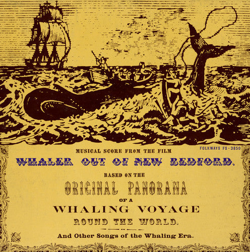 the album cover for Maccoll/Seeger - Musical Film Score: Whaler Out of New Bedford