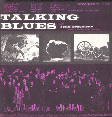 the album cover for John Greenway - Talking Blues