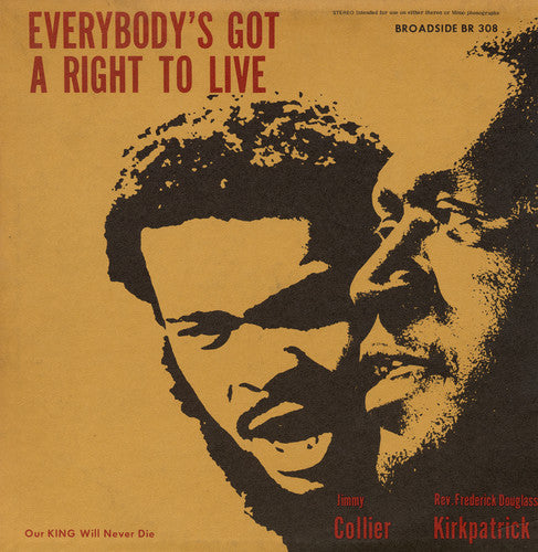 the album cover for Collier/Kirkpatrick - Everybody's Got a Right to Live